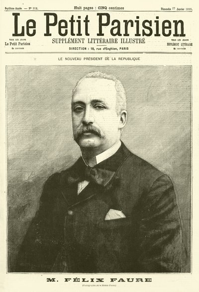 Felix Faure, Frankrikes ny president (gravyr) av French School