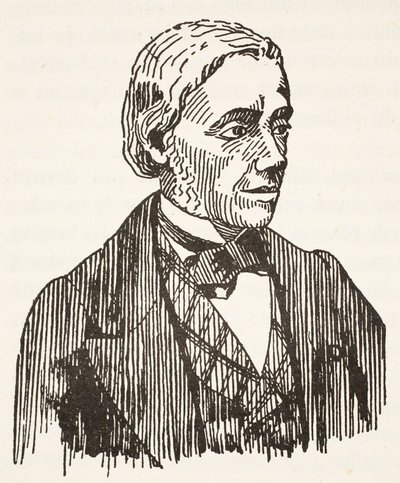 Felix Ravaisson, kopia av Boris Mestchersky (d.1957), illustration från Histoire de la Nation Francaise, Sciences, Volumes I & II, av Gabriel Hanotaux (1853-1944), 1924 av French School