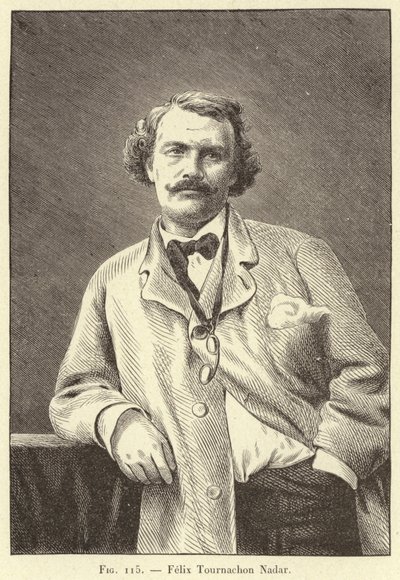 Felix Tournachon Nadar (gravyr) av French School