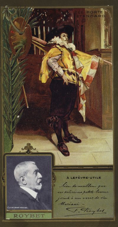 Ferdinand Roybet, fransk målare (chromolitho) av French School