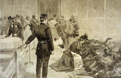 Brand vid Bazar de la Charite i Paris den 4 maj 1897: efter katastrofen identifierade familjer offren vid Palais de l