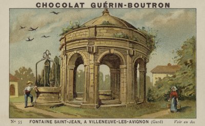 Fontän Saint-Jean, i Villeneuve-les-Avignon, Gard av French School