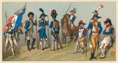 Frankrike XVIIIth Cent Dräkt av French School