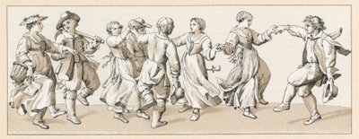 Frankrike XVIIth Cent Dräkt av French School