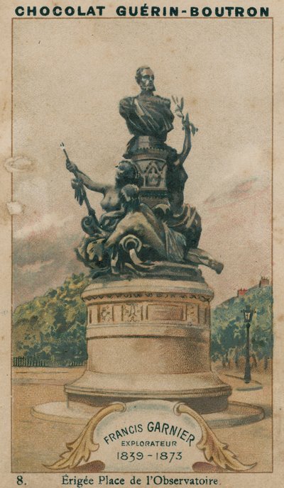 Francis Garnier, upptäcktsresande, 1839-1873, Erigee Place de l