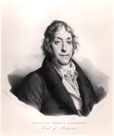 Francis Henry Egerton (1756-1829) Earl of Bridgewater, graverad av Francois Seraphin Delpech (1778-1825) 1824 av French School