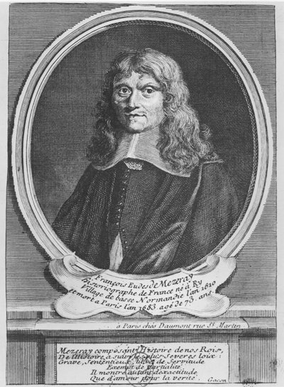 Francois Eudes de Mézeray (gravyr) av French School