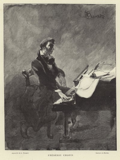 Frederic Chopin, polsk pianist och kompositör av French School