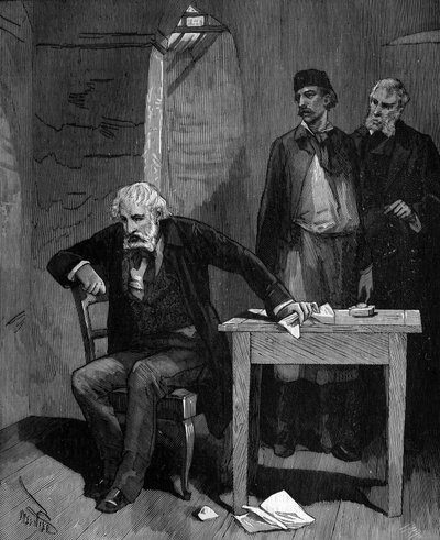 Frederic Sauvage (1786 - 1857), fransk uppfinnare i ett hus i slutet av sitt liv. av French School