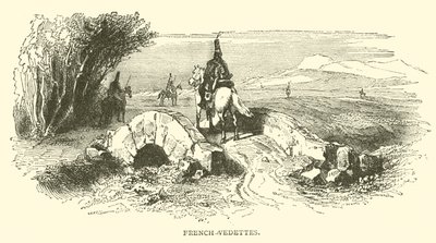 Franska-vedetter (gravyr) av French School