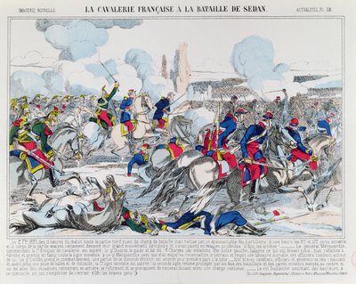 Franska kavallerietrupper vid slaget vid Sedan, 1 september 1870 av French School