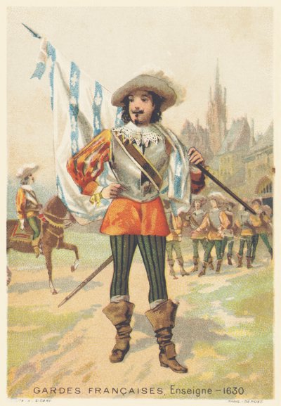 Franska garde, fänrik 1630 (Regiment d