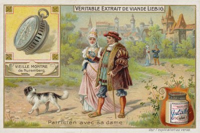Franskt köttextrakt (Bouillon), uppvaktande par av French School