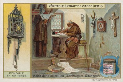 Franskt köttextrakt (Bouillon), munk i fängelse av French School