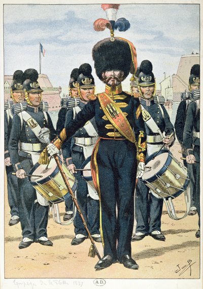Franska marinkåren 1837, ca 1900 av French School
