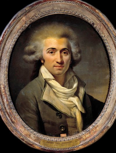 Franska revolutionen: "" Porträtt av Philippe-Francois-Nazaire Fabre d