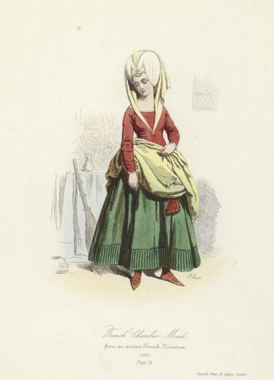 Fransk kammarpiga, 1400-talet av French School