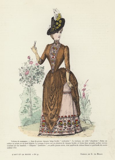 Fransk modetavla, 1885-86 av French School