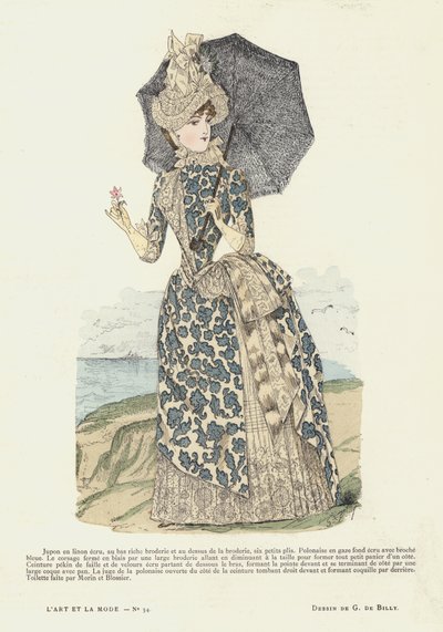 Fransk modetavla, 1885-86 av French School