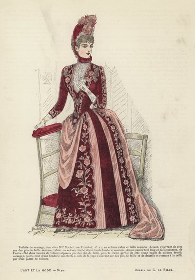 Fransk modetavla, 1885-86 av French School