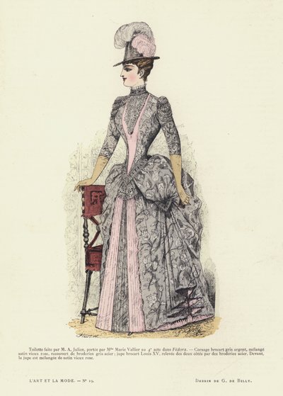Fransk modetavla, 1885-86 av French School