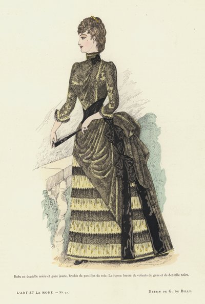 Fransk modetavla, 1885-86 av French School