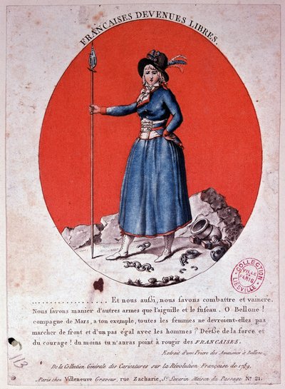 Franska män blev fria 1789 - gravyr, Carnavalet. av French School