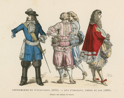 Franska herrkostymer, 1600-talet av French School