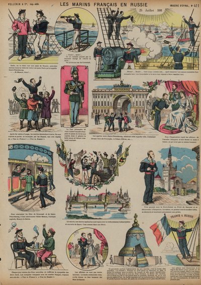 Franska sjömän besöker Ryssland, 25 juli 1891 av French School