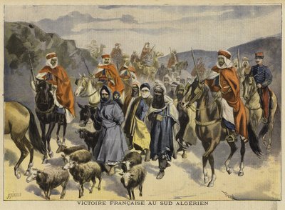 Fransk seger i södra Algeriet, 1897 av French School