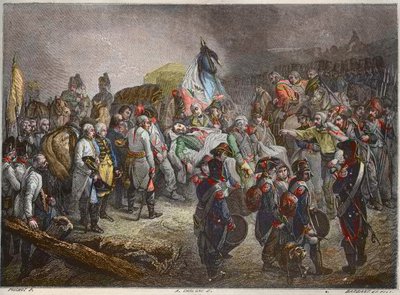 General Marceaus begravning, september 1796 (Francois Severin Marceau Desgraviers) - - New National Encyclopedia av Maurice La Charest - 1870 - av French School