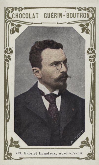 Gabriel Hanotaux, Academie-Francaise (färgad bild) av French School