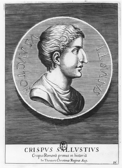 Gaius Sallustius Crispus, Sallust (gravyr) av French School
