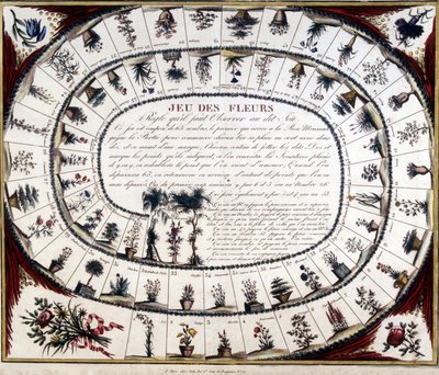Spel av blommor av French School