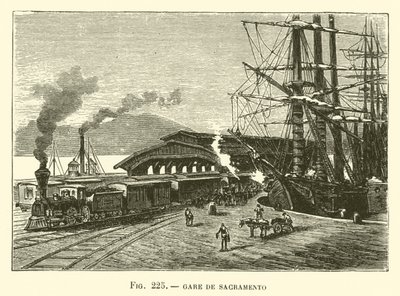 Gare de Sacramento (gravyr) av French School