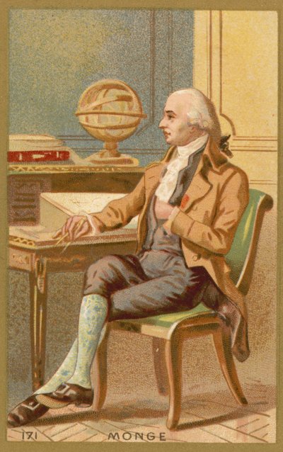 Gaspard Monge, fransk matematiker av French School