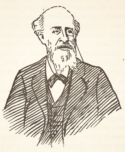 Gaston Paris, kopia av Boris Mestchersky (d.1957), illustration från Histoire de la Nation Francaise, Sciences, Volumes I & II, av Gabriel Hanotaux (1853-1944), 1924 av French School