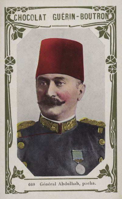 General Abdulhah, pacha (färgat foto) av French School
