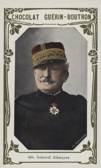 General Altmayer (färgad bild) av French School