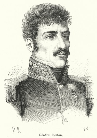 General Berton (gravyr) av French School