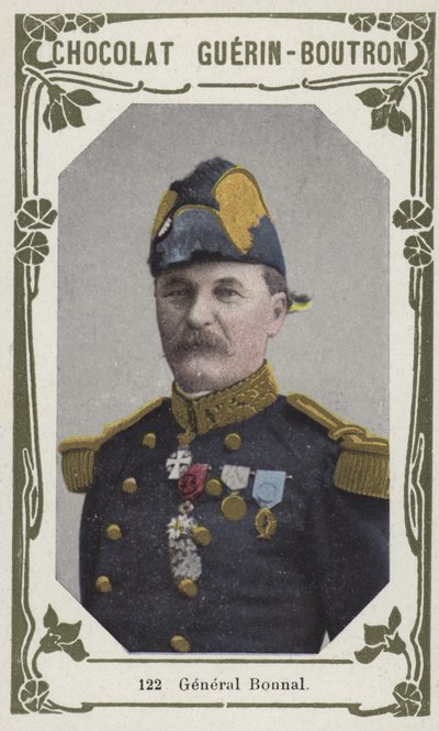 General Bonnal (färgad bild) av French School