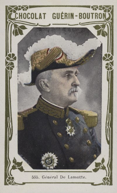 General De Lamotte (färgad bild) av French School