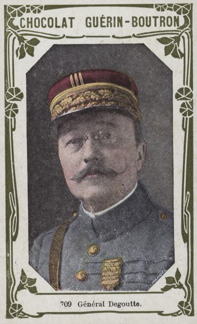General Degoutte (färgad bild) av French School