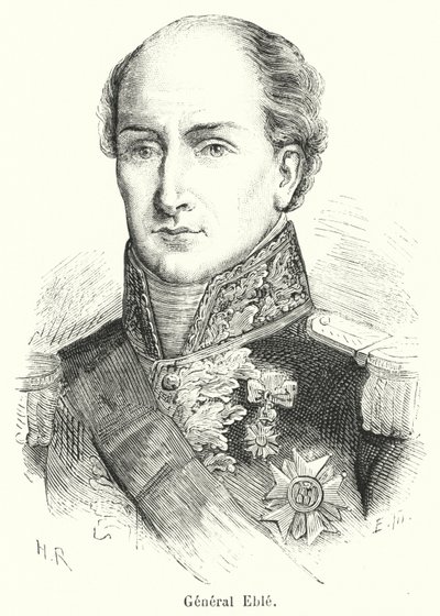 General Eble (gravyr) av French School