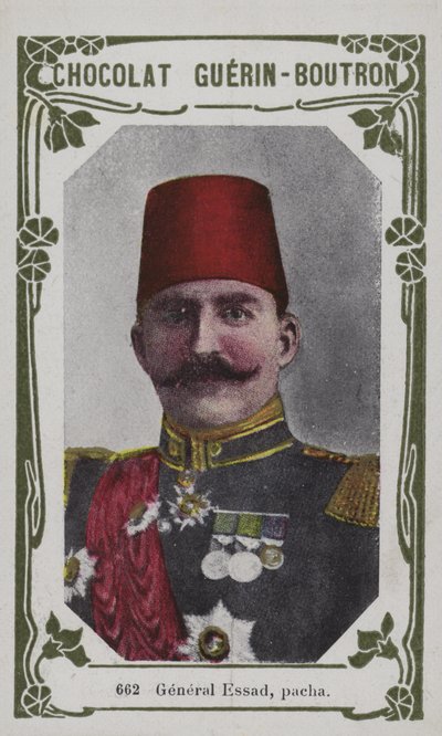 General Essad, pacha (färgat foto) av French School