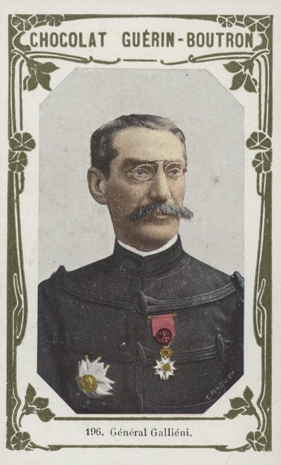General Gallieni (färgat foto) av French School