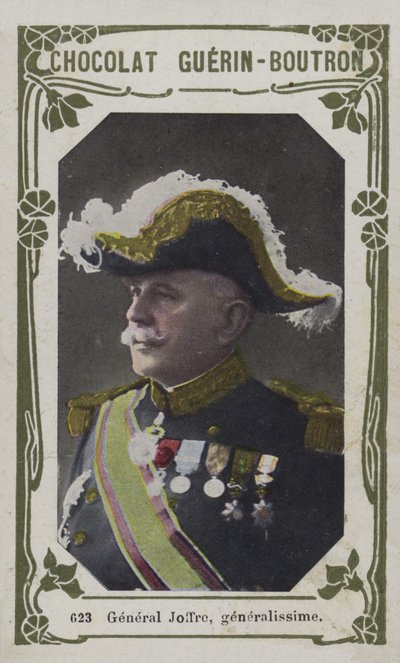 General Joffre, mest allmän (färgad bild) av French School