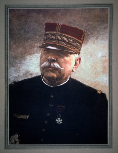 General Joseph Joffre (färg litho) av French School