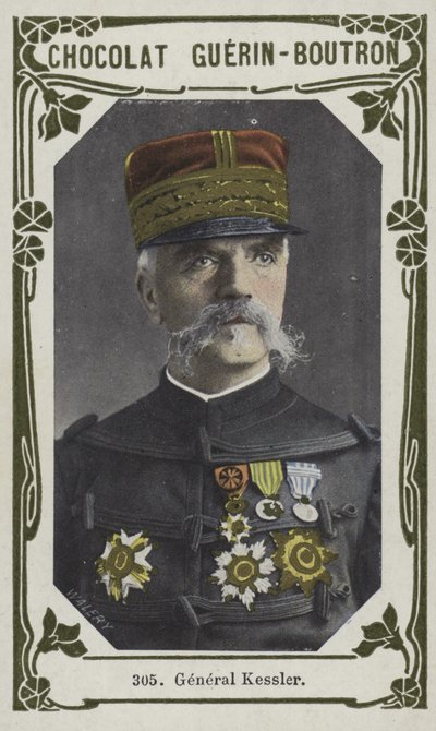 General Kessler (färgad bild) av French School
