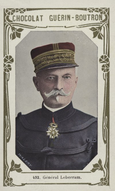 General Leberram (färgad bild) av French School